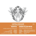 Cafea de specialitate - Coffea Circulor - KENYA Coffea Circulor Oido Isolated SL28 Natural Multi-Stage Hypoxia NHX