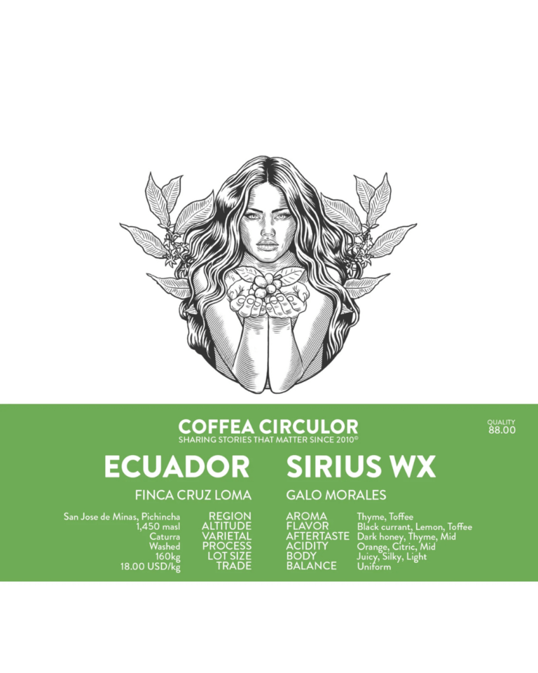 Cafea de Specialitate Coffea Circulor - Ecuador Sirius