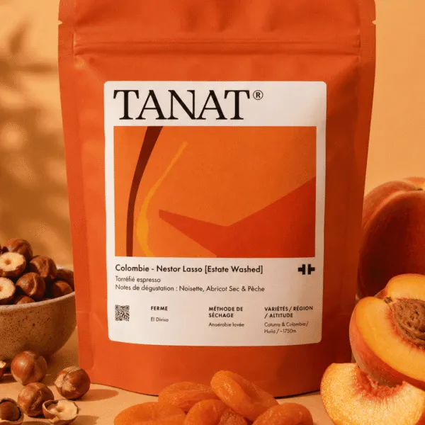 Colombia Nestor Lasso Estate 1 cafea specialty Tanat Anaerobic Washed espresso