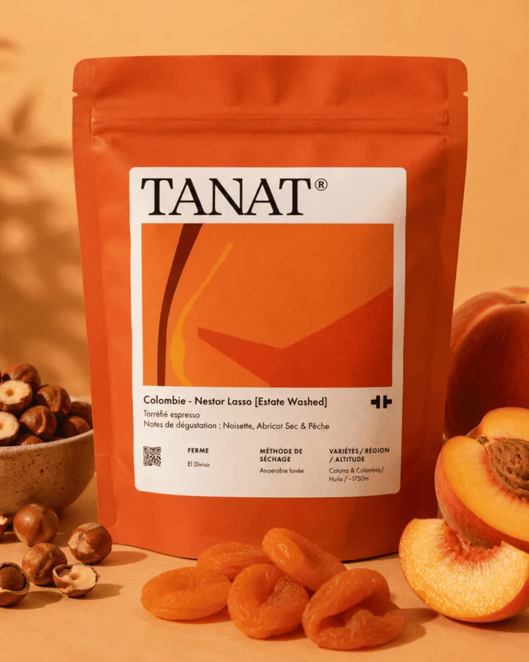 Colombia Nestor Lasso Estate 1 cafea specialty Tanat Anaerobic Washed espresso