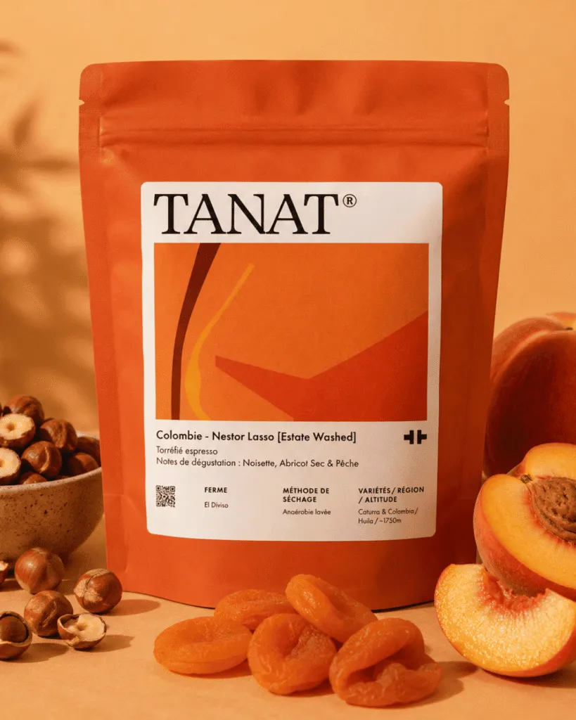 Colombia Nestor Lasso Estate 1 cafea specialty Tanat Anaerobic Washed espresso