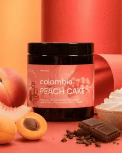 Cafea de specialitate Concept Coffee Peach Cake Colombia Huila co-fermentat cu piersică – note de piersică albă, caisă și frișcă