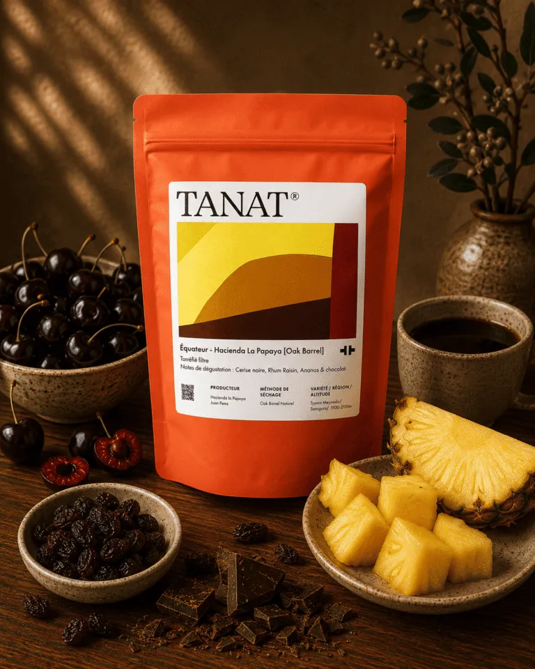 Cafea de specialitate Ecuador - Hacienda La Papaya Oak Barrel