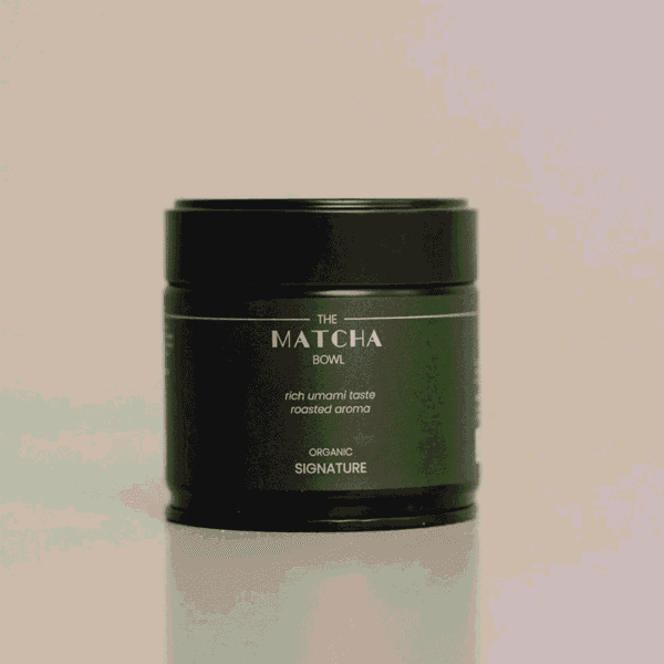 Matcha tea organic signature
