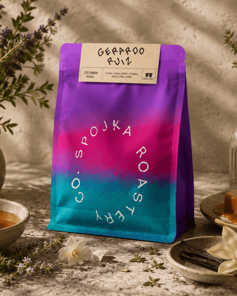 Gerardo Ruiz Spojka - cafea de specialitate din Columbia