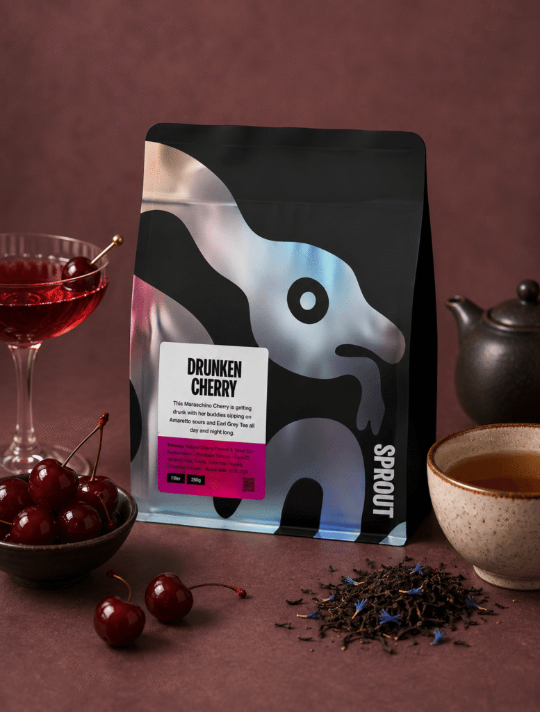 Drunken Cherry Sprout Coffee Roasters - cafea din Columbia
