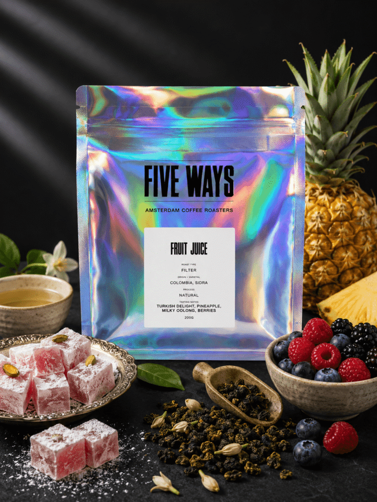 Fruit Juice Five Ways - cafea de specialitate din Columbia