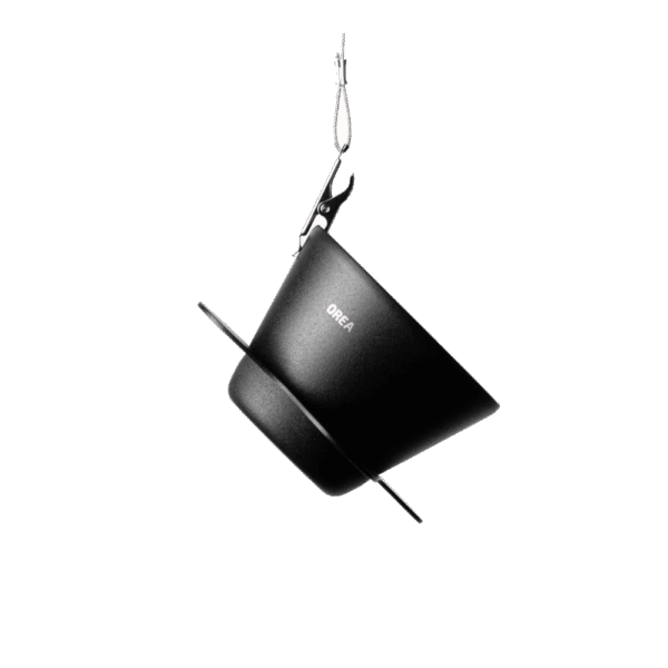 Orea O1 Brewer Obsidian Steel - dripper unibody negru mat