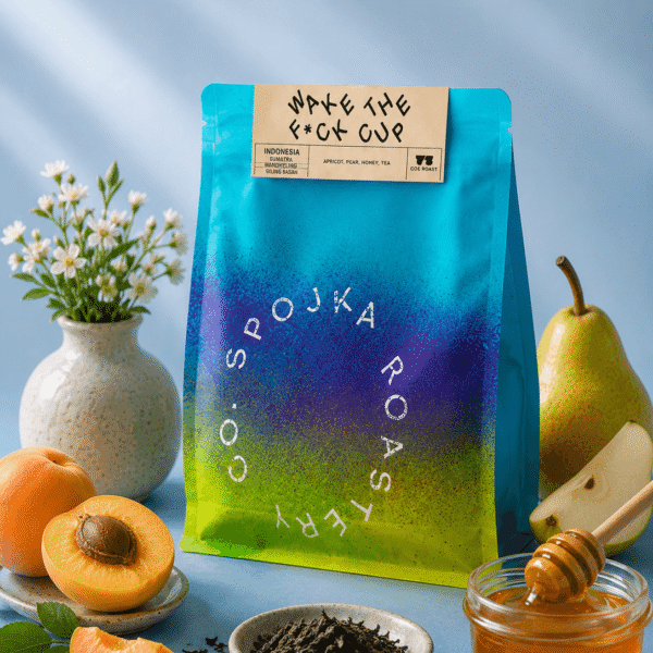 Wake the F*ck Cup Spojka - cafea de specialitate din Indonezia