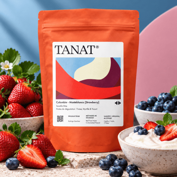 Monteblanco Strawberry Tanat - cafea de specialitate din Columbia
